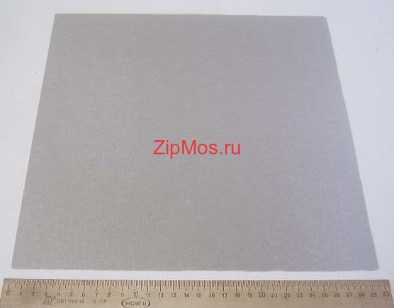 Слюда 0,4 мм 300*300 мм для СВЧ/Mica plate (Sheet)